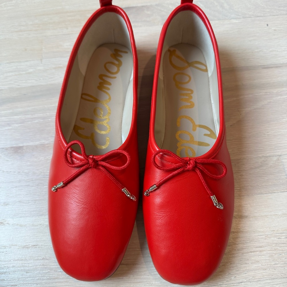 Sam Edelman New in Box Women's Red Ari Ballet Flats